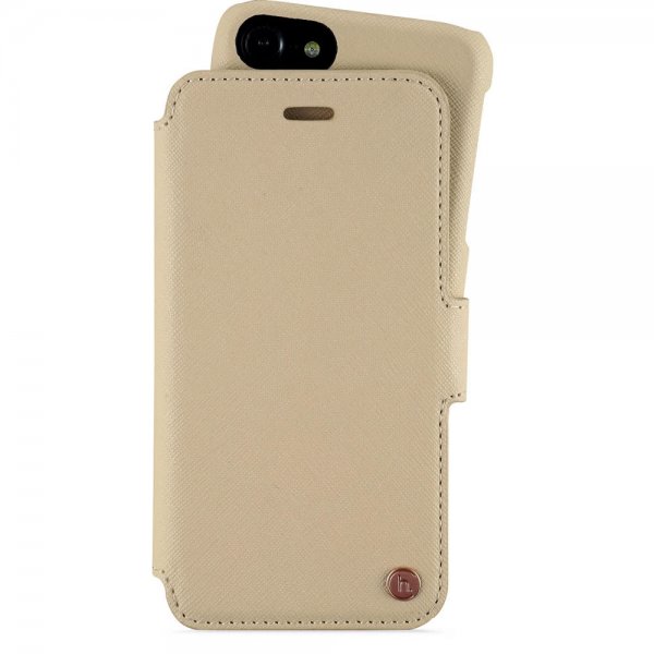 holdit iPhone 6/6S/7/8/SE Suojakuori Tukholma Irrotettava Kuori Caramel Beige