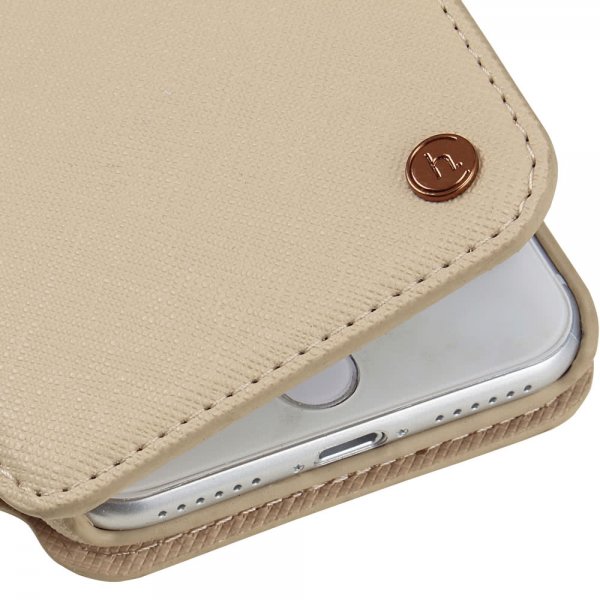 holdit iPhone 6/6S/7/8/SE Suojakuori Tukholma Irrotettava Kuori Caramel Beige