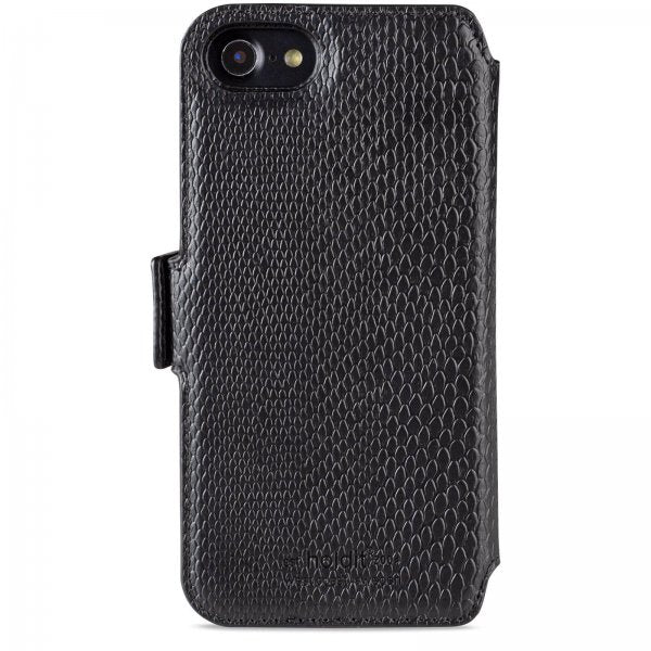 holdit iPhone 6/6S/7/8/SE suojakuori lompakko-osa magneetilla Serpent Black