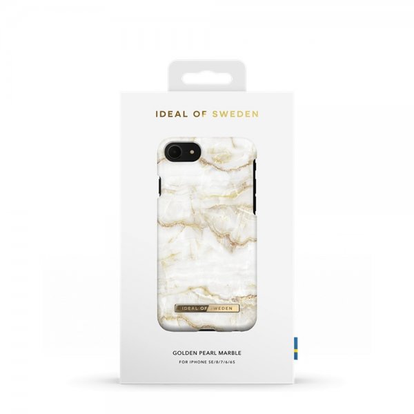 Ideal of Sweden iPhone 6/6S/7/8/SE Kuori Fashion Case Golden Pearl Marble