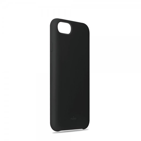 Puro iPhone 6/6S/7/8/SE Icon -suojakuori, musta