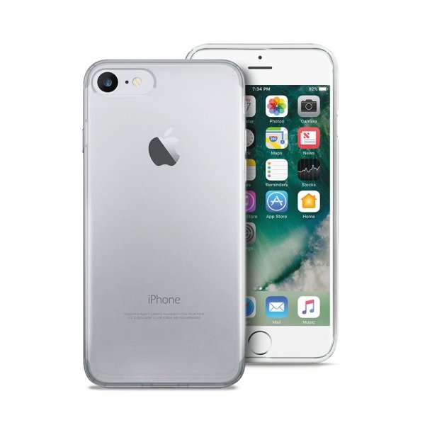 Puro iPhone 6/6S/7/8/SE Kuori Nude Transparent
