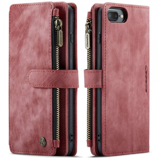 CaseMe iPhone 6/6S Plus/7 Plus/8 Plus -suojakotelo C30-sarja, punainen