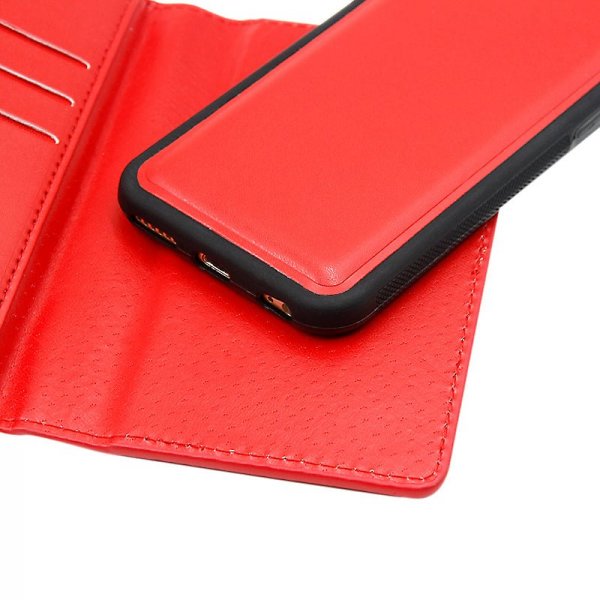 iPhone 6/6S Kotelo Magneettisesti Irrotettava Kuori Punainen