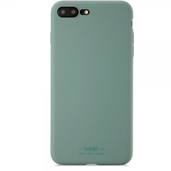 holdit iPhone 7 Plus/iPhone 8 Plus Silikonikuori Moss Green