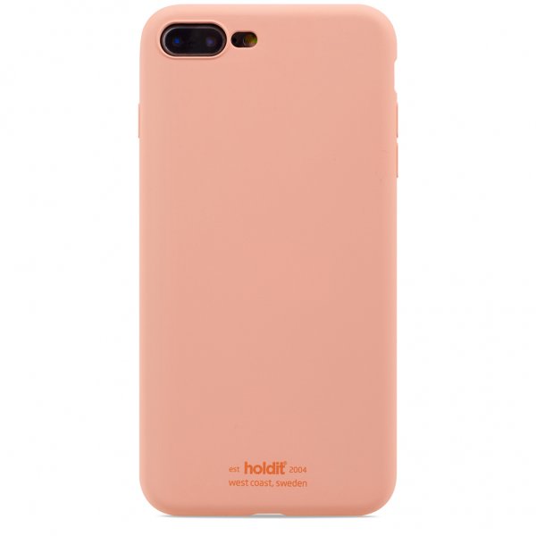 holdit iPhone 7 Plus/iPhone 8 Plus -silikonikuori, Pink Peach