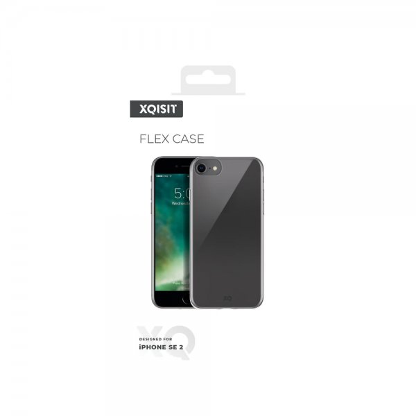 Xqisit iPhone 7/8/SE suojakuori Flex Case läpinäkyvä