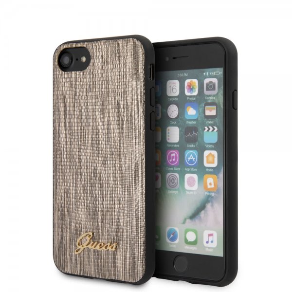 Guess iPhone 7/8/SE Suojakuori Lizard Kulta