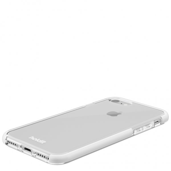 holdit iPhone 7/8/SE Seethru Suojakuori Valkoinen