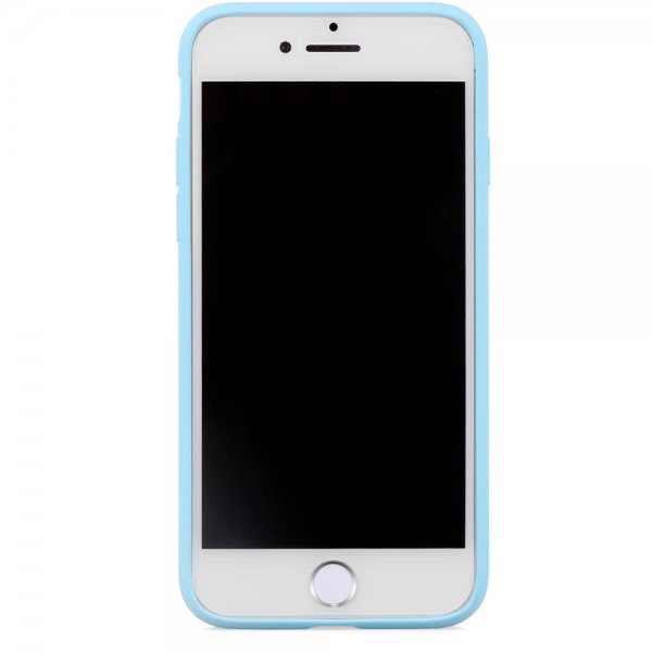 holdit iPhone 7/8/SE kuori silikoni vaaleansininen