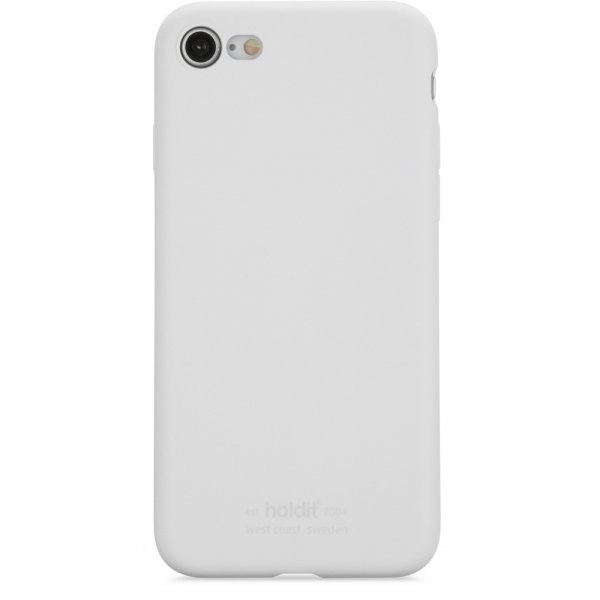 holdit iPhone 7/8/SE Kuori Silikoni Valkoinen
