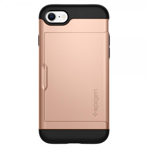 Spigen iPhone 7/8/SE kuori Slim Armor CS Blush Gold