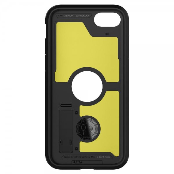 Spigen iPhone 7/8/SE Suojakuori Tough Armor Musta