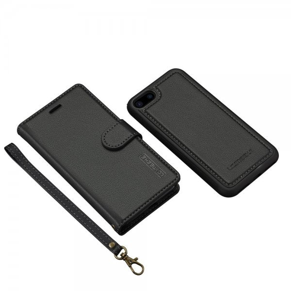 Lc.Imeeke iPhone 7/8/SE suojakuori irrotettavalla kuorella L2 Series MagSafe Musta