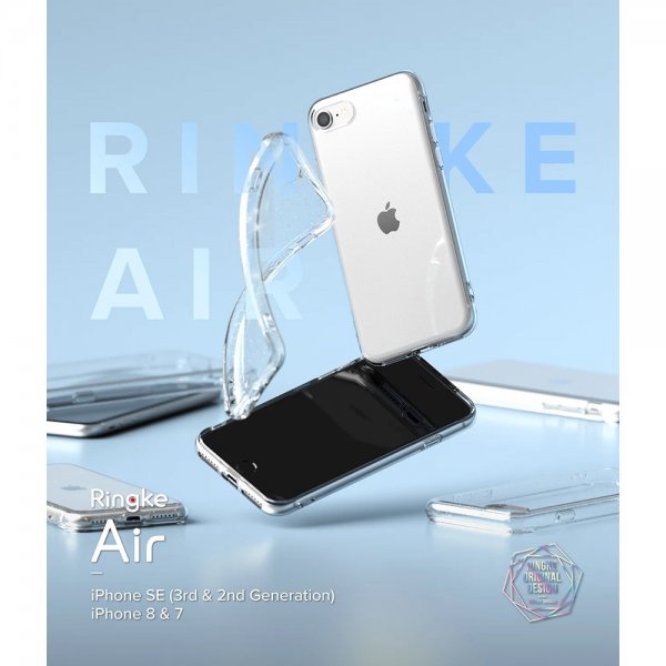 Ringke iPhone 7/8/SE kuori Air Glitter Clear