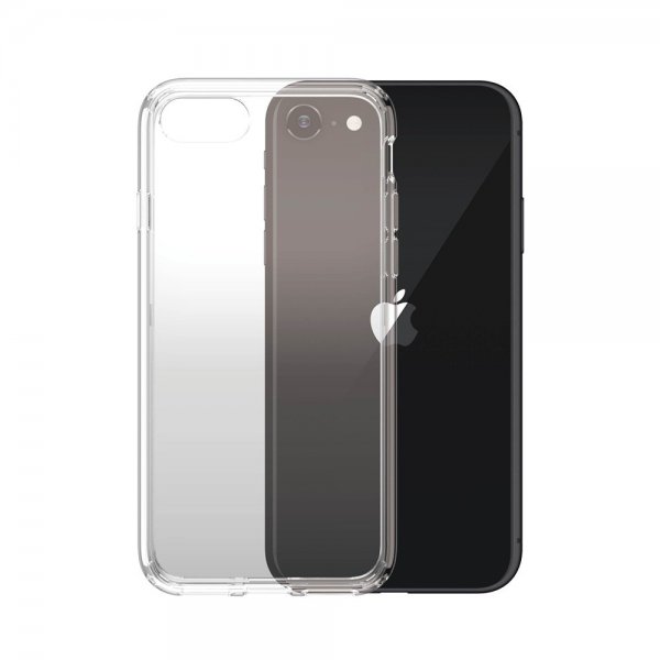 PanzerGlass iPhone 7/8/SE kuori, kova kotelo, läpinäkyvä