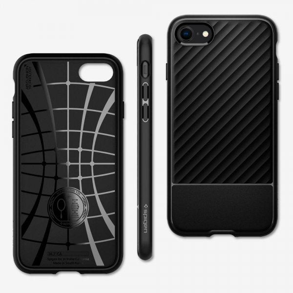 Spigen iPhone 7/8/SE kuori Core Armor Matte Black