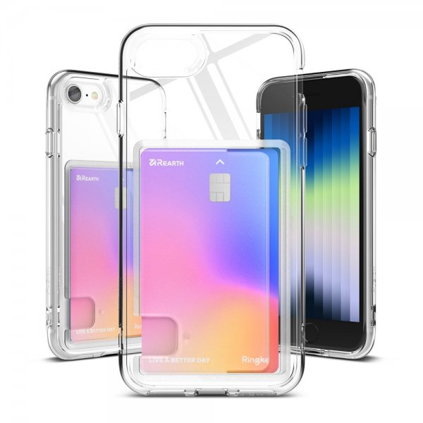 Ringke iPhone 7/8/SE kuori Fusion Card Clear