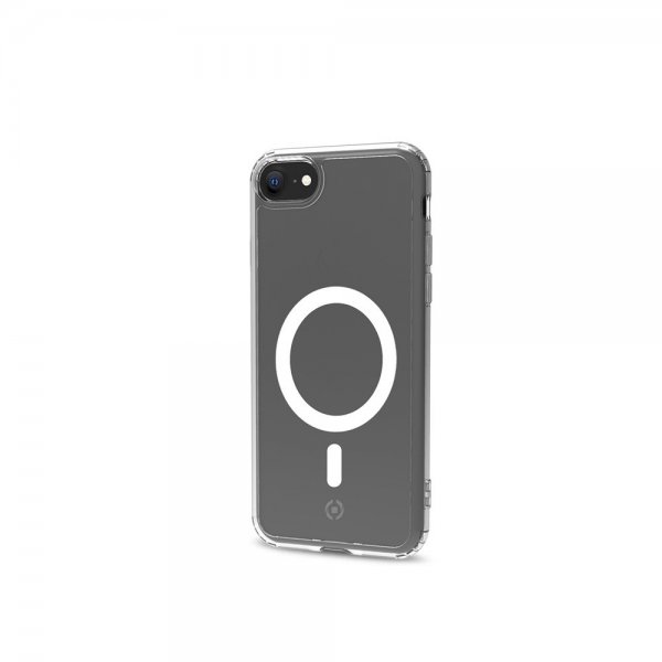 Celly iPhone 7/8/SE kuori GELSKINMAG MagSafe läpinäkyvä