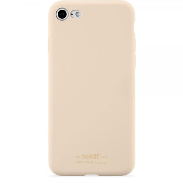 holdit iPhone 7/8/SE kuori silikoni beige