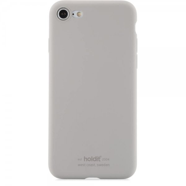 holdit iPhone 7/8/SE kuori silikoni taupe