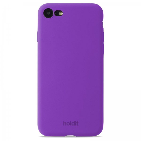 holdit iPhone 7/8/SE kuori silikoni Bright Purple