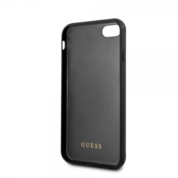 Guess iPhone 7/8/SE Kuori Glitter Peony Roosa
