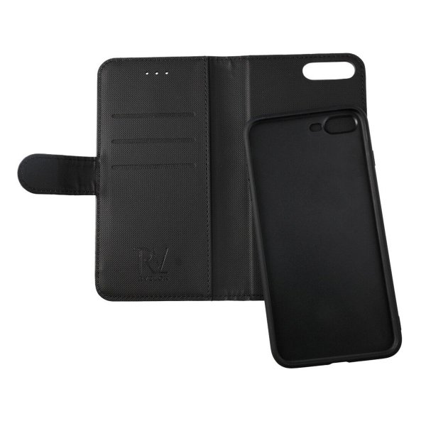 Rvelon iPhone 7 Plus/iPhone 8 Plus Kotelo Magneettinen Irrotettava Kuori Musta