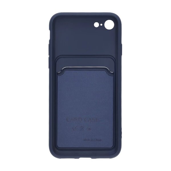 iPhone 7/8/SE Kuori Korttipidike Sininen