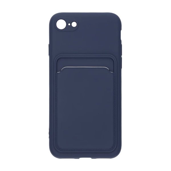 iPhone 7/8/SE Kuori Korttipidike Sininen