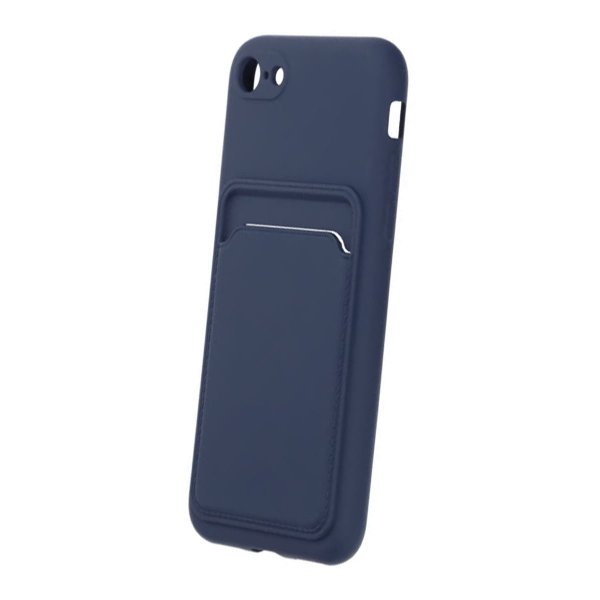 iPhone 7/8/SE Kuori Korttipidike Sininen