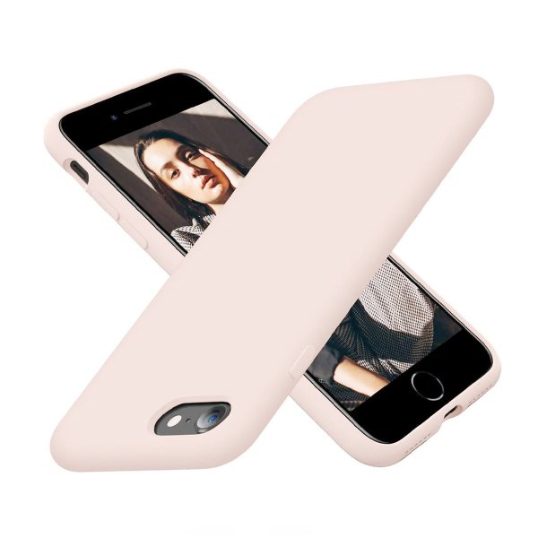 Rvelon iPhone 7/8/SE kuori silikoni hiekka