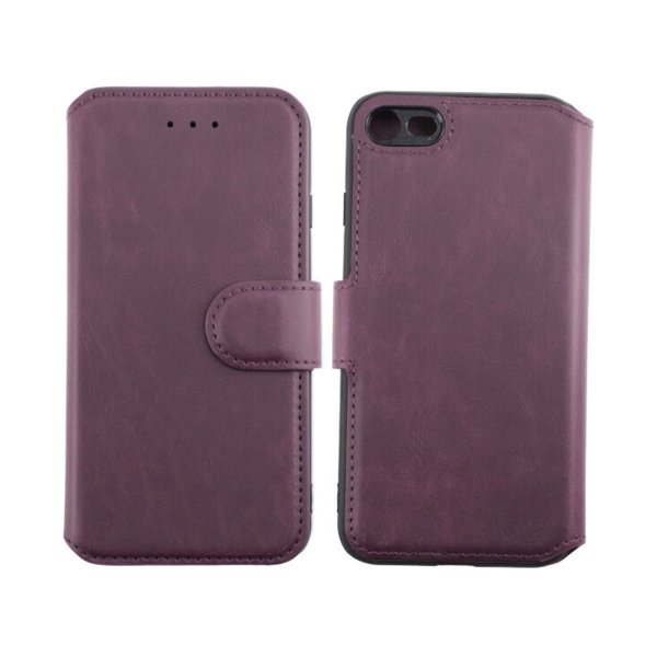 Rvelon iPhone 7/8/SE suojakuori, taitettava korttipaikka, violetti