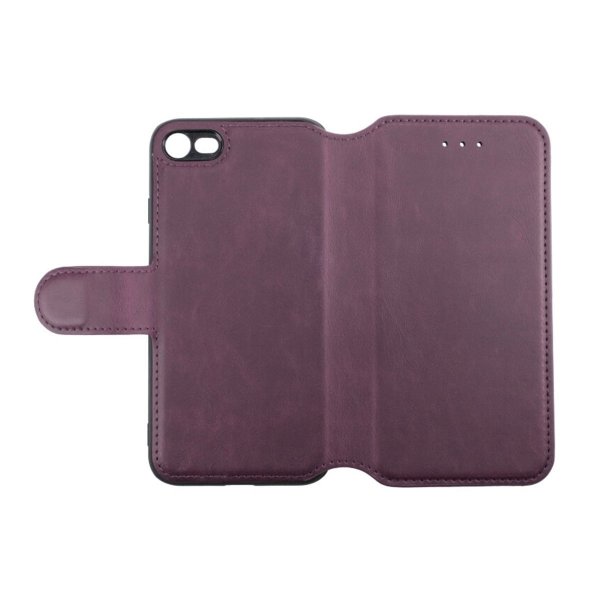 Rvelon iPhone 7/8/SE suojakuori, taitettava korttipaikka, violetti