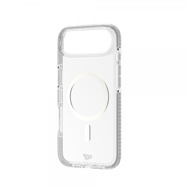 Tech21 iPhone Air -suojakuori EvoCrystal MagSafe Metallic Silver