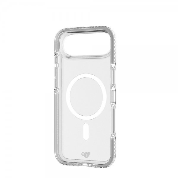 Tech21 iPhone Air -suojakuori EvoCrystal MagSafe Metallic Silver