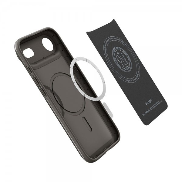 Spigen iPhone Air -kuori Thin Fit MagFit Gunmetal