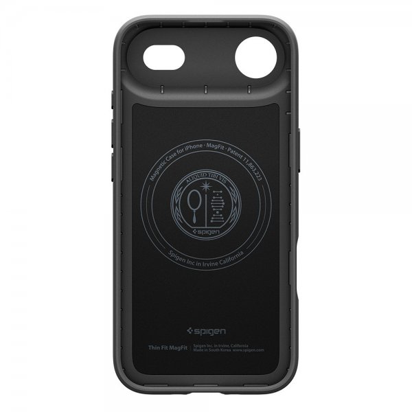 Spigen iPhone Air -kuori Thin Fit MagFit musta