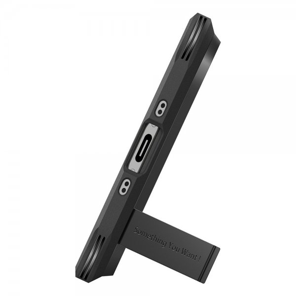 Spigen iPhone Air -kuori, Tough Armor, T MagFit, musta