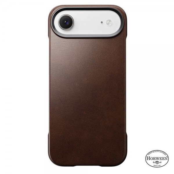 Nomad iPhone Air -nahkakuori, perinteinen Horween Rustic Brown