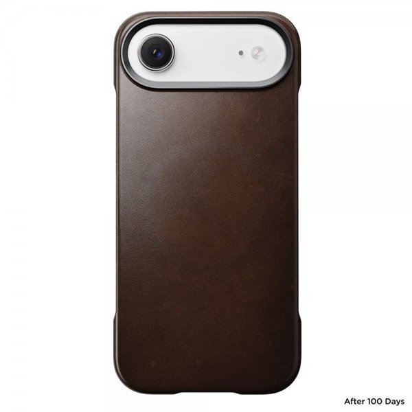 Nomad iPhone Air -nahkakuori, perinteinen Horween Rustic Brown
