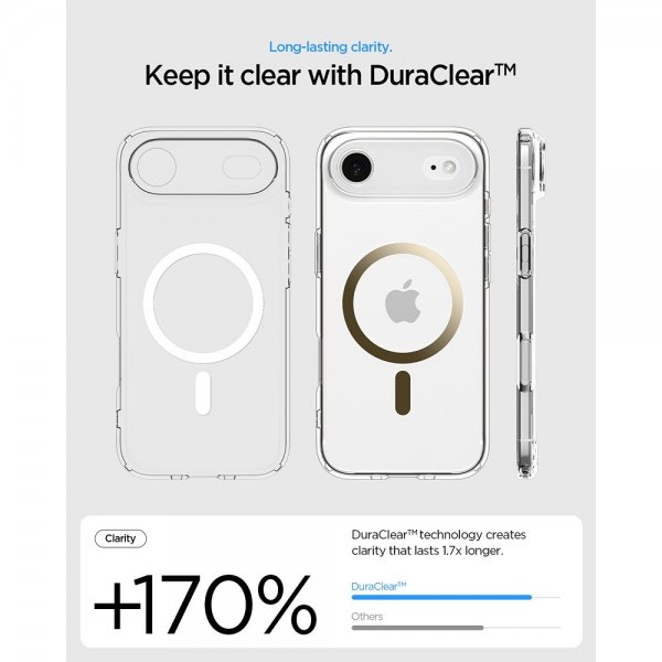 Spigen iPhone Air -kuori Ultra Hybrid MagFit kirkas kulta