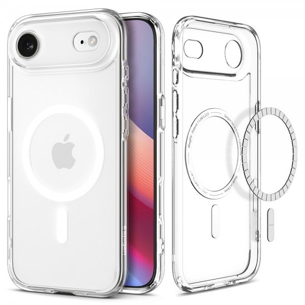 Spigen iPhone Air -kuori Ultra Hybrid MagFit Clear White