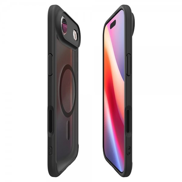 Spigen iPhone Air -kuori Ultra Hybrid MagFit Frost Black