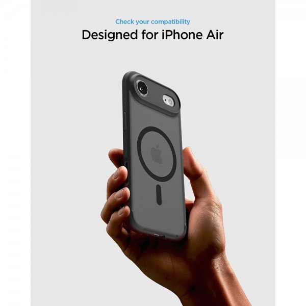 Spigen iPhone Air -kuori Ultra Hybrid MagFit Frost Black