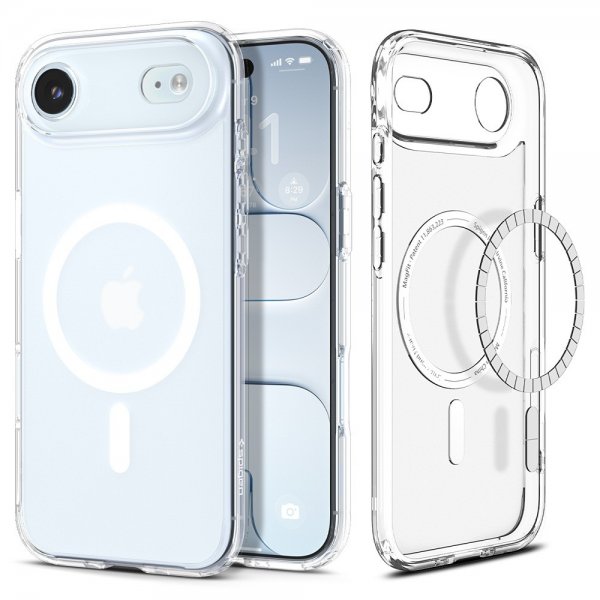 Spigen iPhone Air -kuori Ultra Hybrid MagFit Frost White