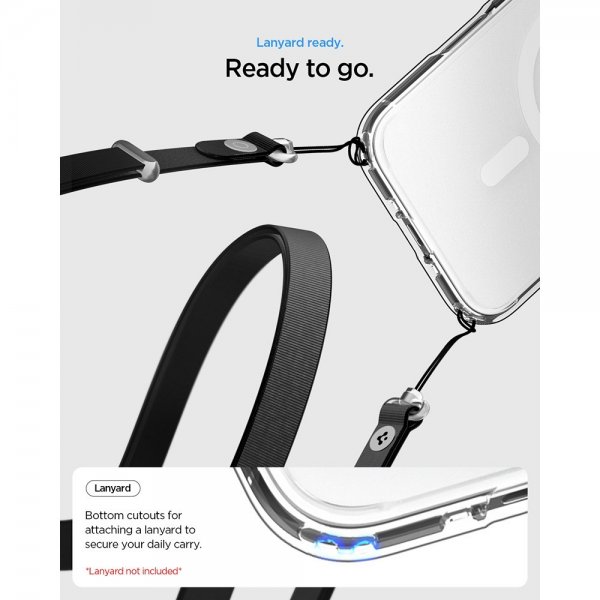 Spigen iPhone Air -kuori Ultra Hybrid MagFit Frost White