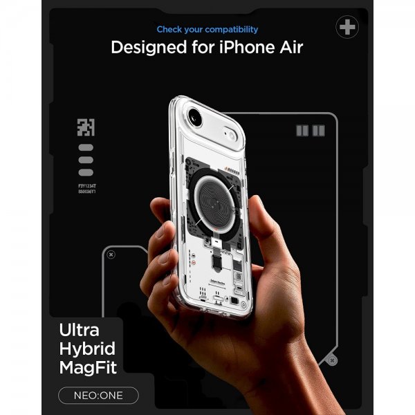 Spigen iPhone Air -kuori Ultra Hybrid Neo One MagFit