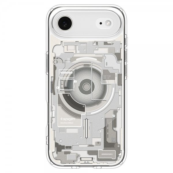 Spigen iPhone Air -kuori Ultra Hybrid Zero One MagFit Natural Titanium