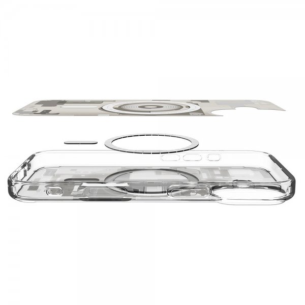 Spigen iPhone Air -kuori Ultra Hybrid Zero One MagFit Natural Titanium